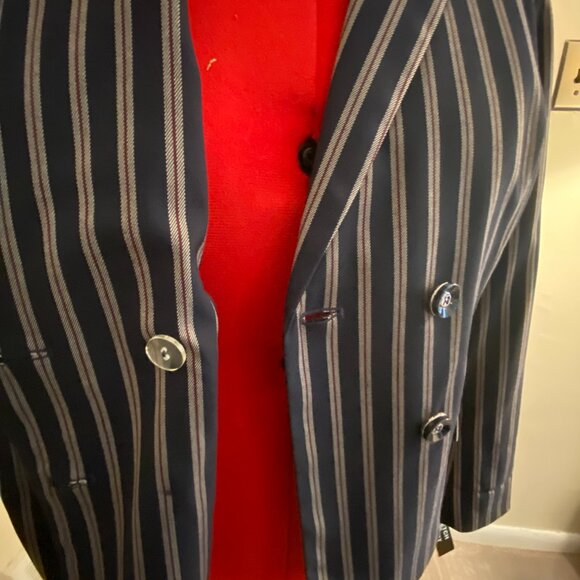 John Meyer Size 12 Ladies Pin striped Suit - Picture 5 of 14